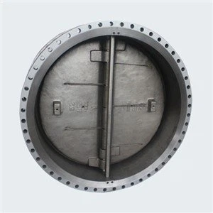 Falf Gwirio Plât Deuol Flanged Dwbl